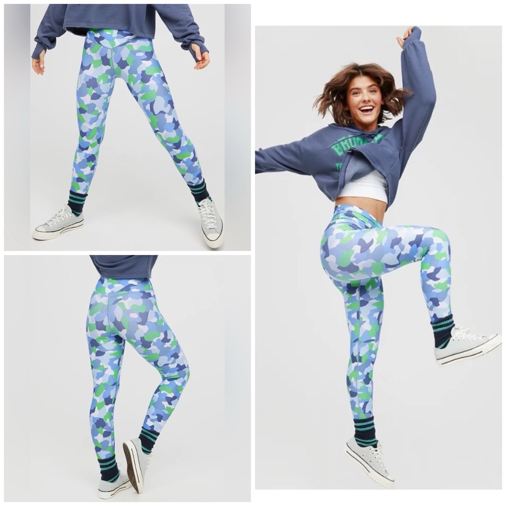 Aerie Offline Camo Ream me High Waisted Crossover Leggings NWT
